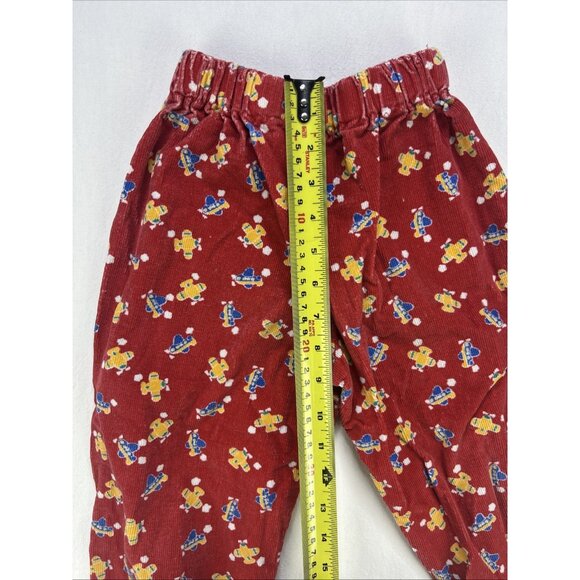 Vintage Boys Corduroy Pants Toddler 3T Blue Red Green Lot 80s 90s Hand Made - Picture 10 of 14